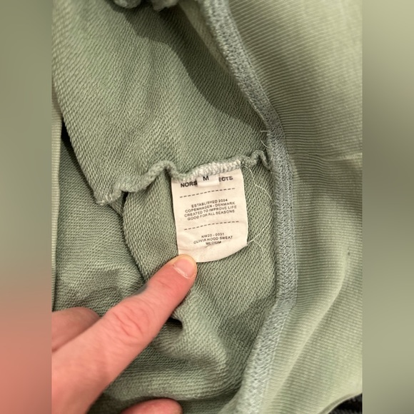 Norse Projects women’s hoodie - Olivia Hood Sweat - - Picture 10 of 12